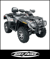 Dirtskins - 2008 Bombardier Outlander 800 MAX Shock Covers