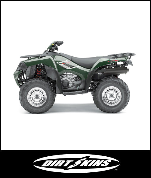 Blue & Black Shock Covers Kawasaki Prairie Lakota Bayou Mojave